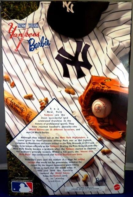 New York Yankee Barbie-C