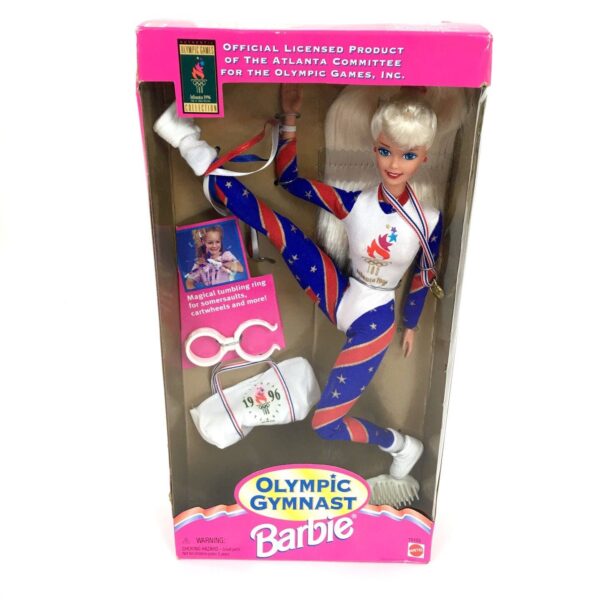 1995 Olympic Gymnast Barbie Blonde Exclusive Authentic Atlanta Games 1996 Olympic Collection (“Toys R Us ” Special Edition) “Rare-Vintage” (1995)