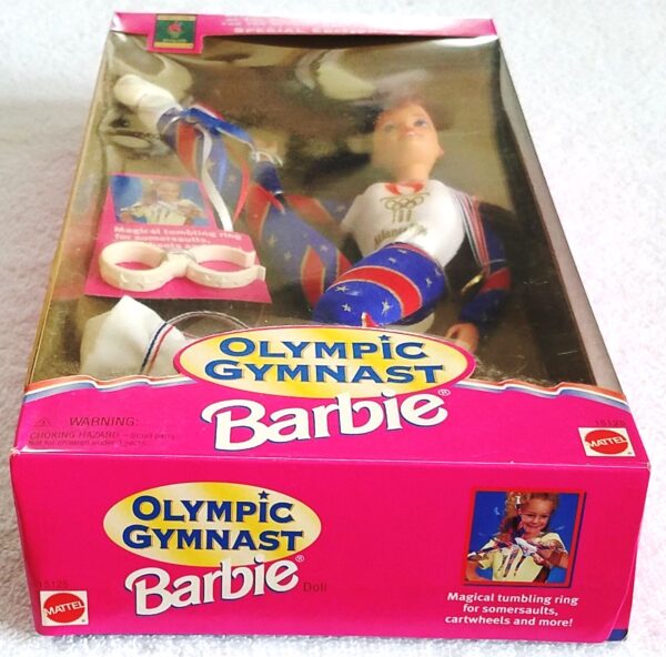 1995 Olympic Gymnast Barbie Red Head Exclusive Authentic Atlanta Games 1996 Olympic Collection (“Toys R Us ” Special Edition) “Rare-Vintage” (1995)