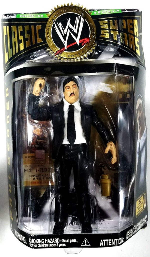 Paul Berrer Long-Tie (Variant)-A Paul Bearer -Manager “Long Black Tie Chase-Variant"!” (Classic Super Stars Series!) Series-9 “Rare-Vintage” (2006)
