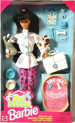 Pet Doctor Barbie Brunette Target-5aa - Copy