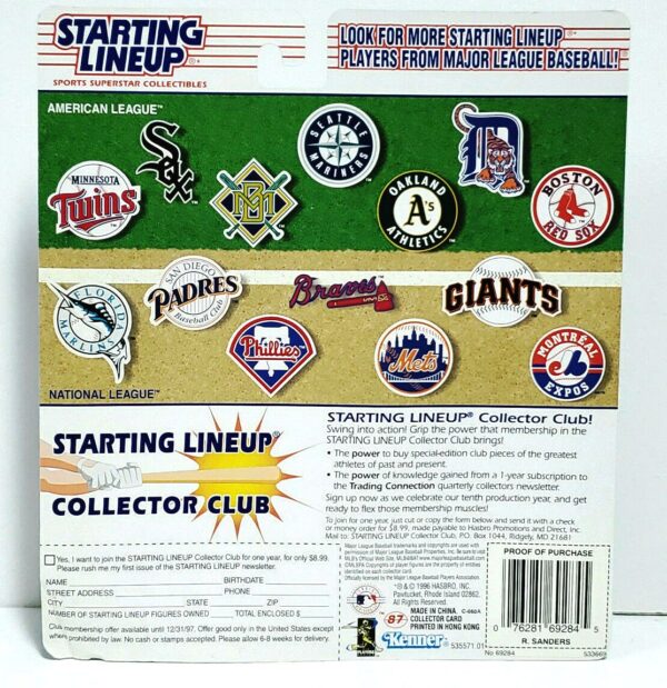 Reggie Sanders (Starting Lineup) 1997-0cc