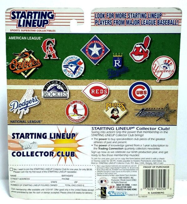 Ryne Sandberg (Starting Lineup) 1997-0cc