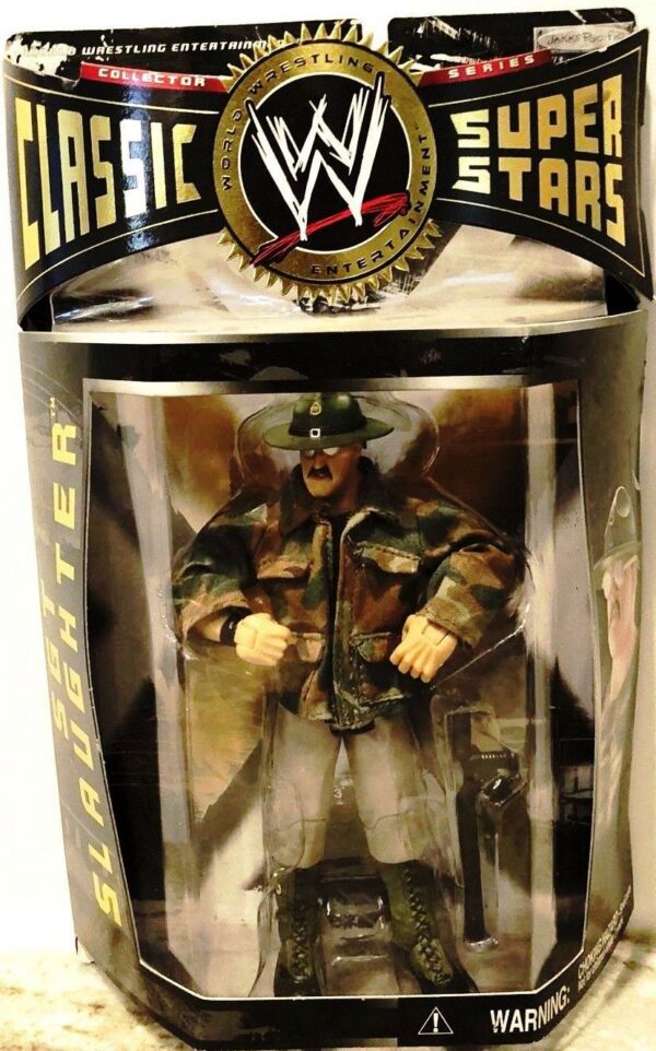 SGT Slaughter Series 2-1 SGT Slaughter -“That's An Order!” (Classic Super Stars Series!) Series-2 “Rare-Vintage” (2004)