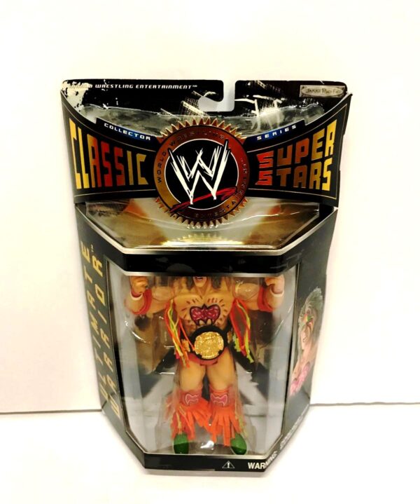 ULTIMATE WARRIOR -“Black Championship Belt-Chase Variant” (Classic Super Stars Series!) Series-1 “Rare-Vintage” (2004) 