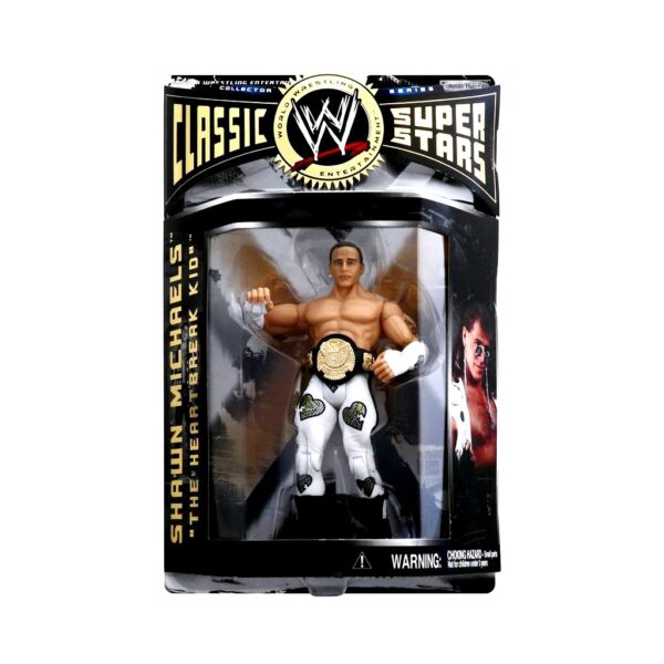 SHAWN MICHAELS -“Black Championship Belt-Chase Variant” (Classic Super Stars Series!) Series-1 “Rare-Vintage” (2004) 
