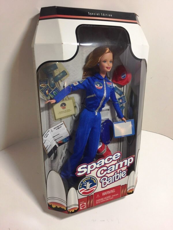 Space Camp Barbie (Brunette)-AAA Space Camp Barbie “Brunette” (US Space Camp Collection “Exclusive Toys R Us” Special Edition) “Rare-Vintage” (1998)