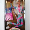1995 Super Gymnast Barbie Blonde 1st Edition (Original Bilingual 4-Multi-Lingual International Series) Mattel/Barbie Collectibles “Rare-Vintage” (1995)