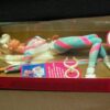 1995 Super Gymnast Barbie Blonde 1st Edition (Original Bilingual 4-Multi-Lingual International Series) Mattel/Barbie Collectibles “Rare-Vintage” (1995)