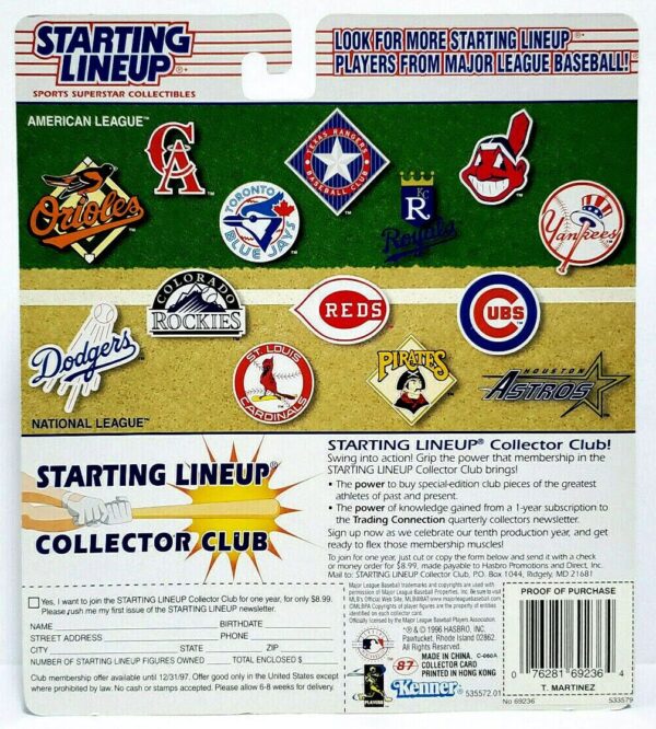 Tino Martinez (Rookie 1st Piece) 1997-0c