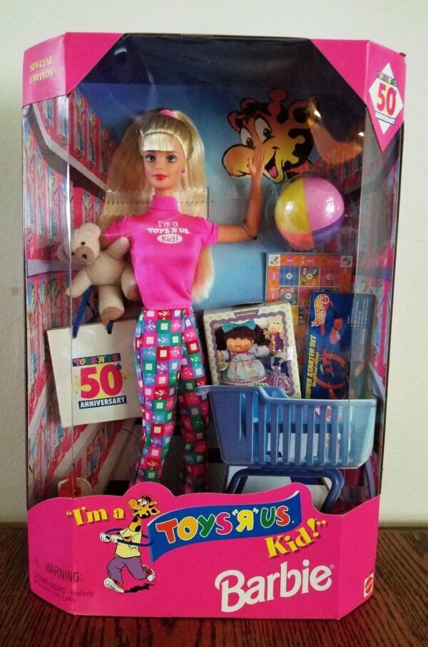 Toys R Us Kid Barbie-001 - Copy I'm A Toys R Us Kid Barbie “Blonde” (Exclusive “50th Anniversary Barbie” Special Edition) “Rare-Vintage” (1997)