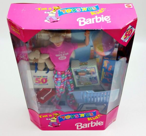 Toys R Us Kid Barbie-01c I'm A Toys R Us Kid Barbie “Blonde” (Exclusive “50th Anniversary Barbie” Special Edition) “Rare-Vintage” (1997)