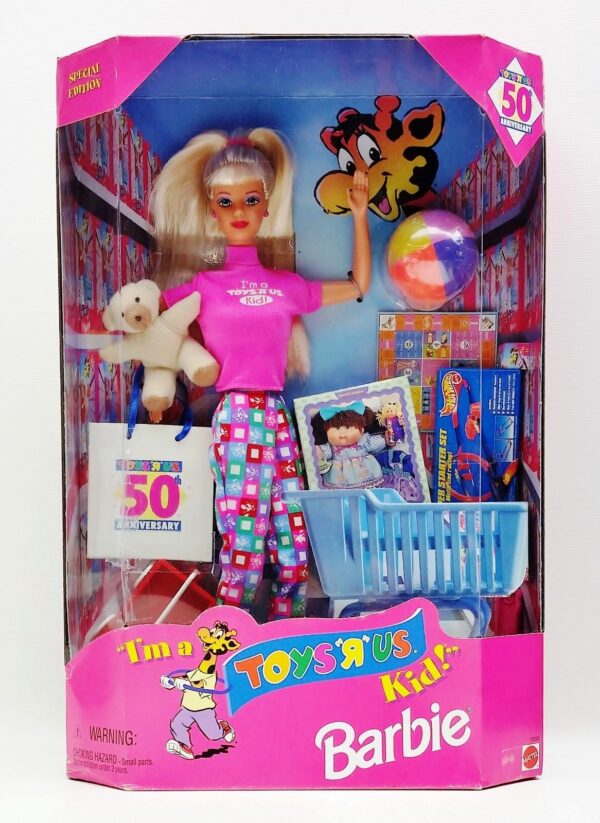 Toys R Us Kid Barbie I'm A Toys R Us Kid Barbie “Blonde” (Exclusive “50th Anniversary Barbie” Special Edition) “Rare-Vintage” (1997)
