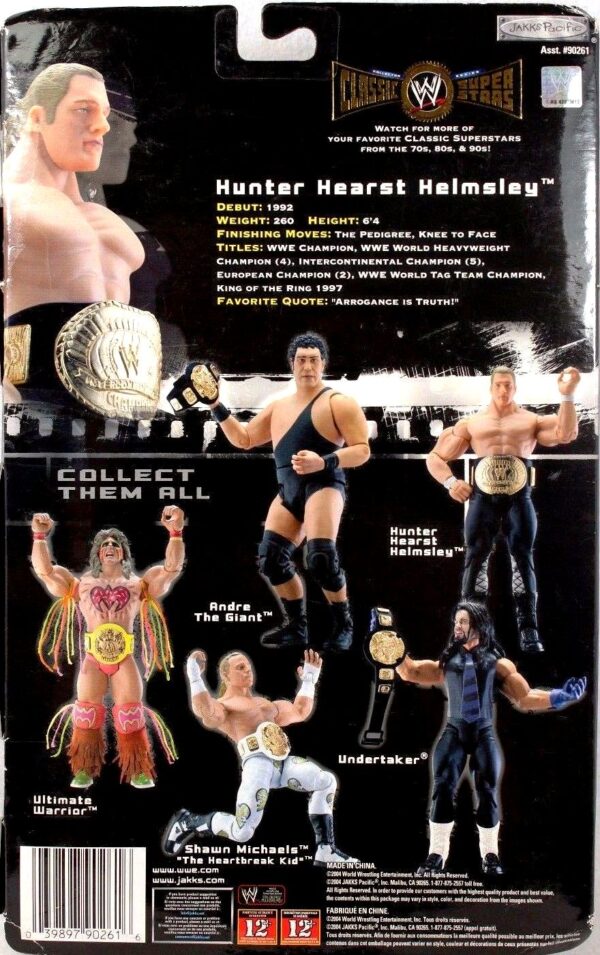 HUNTER HEARST HELSLEY -"Tripple H"! (Classic Super Stars Series!) Series-1 “Rare-Vintage” (2004) 