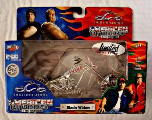 Black Widow Chrome 2005 Black Widow Bike (1:18 scale) Chrome Limited Edition-2005