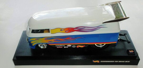 Customized VW Drag Bus Blue & White-d Customized VW Drag Bus Blue & White-d