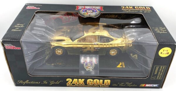 1998 Michael Waltrip Citgo #21 Nascar 50th (Reflection 1-24 scale) (2)