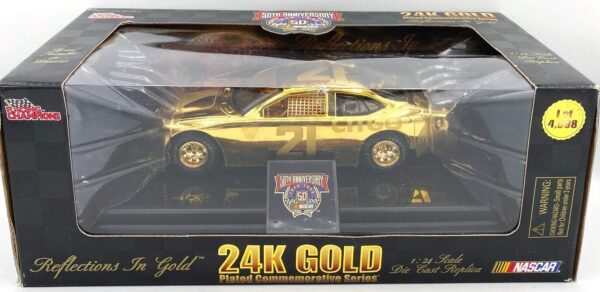 1998 Michael Waltrip Citgo #21 Nascar 50th (Reflection 1-24 scale) (3)