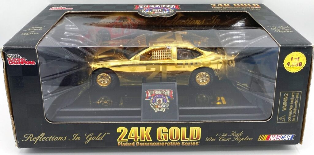 1998 Michael Waltrip Citgo #21 Nascar 50th (Reflection 1-24 scale) (4)