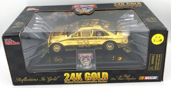 1998 Robert Pressley #59 Kingsford Nascar 50th Reflections In Gold 24k) (5)