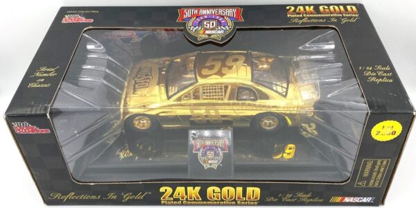 1998 Robert Pressley #59 Kingsford Nascar 50th Reflections In Gold 24k) (6)
