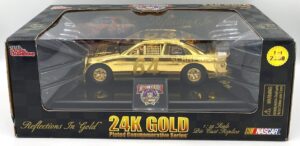 1998 Schneider #64 Nascar 50th Ann (Reflections In Gold 24k) 1-24 scale (3)