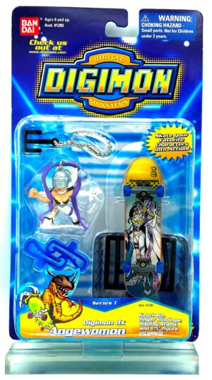 Vintage 1999 Digimon DX Original Series-1 Digimon DX Keychain-Skateboard-Action Figures-Collectible Collection "Rare-Vintage" (1999)