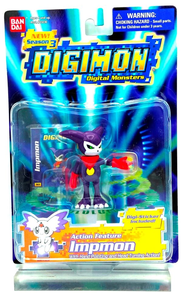 2001 Digimon Series-3 Impmon #369 4pcs (1)