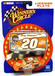 2001 Winner's Circle License Plate Collection Tony Stewart #20 (B)