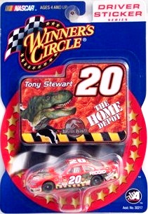 2001 Winner's Circle-Nascar Driver Sticker Series Tony Stewart (A)