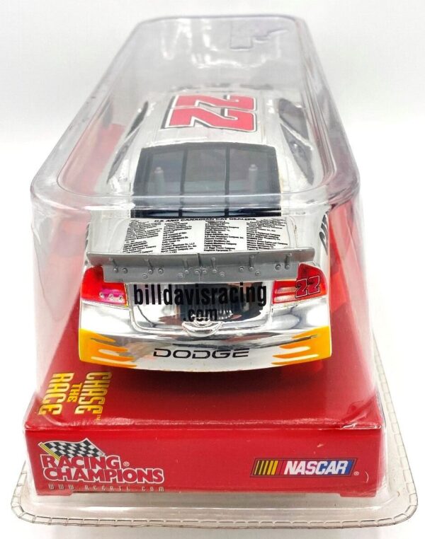 2002 Chase The Race Ward Burton #22 Chrome Chase Car Cat Dealers 1-24 (8)