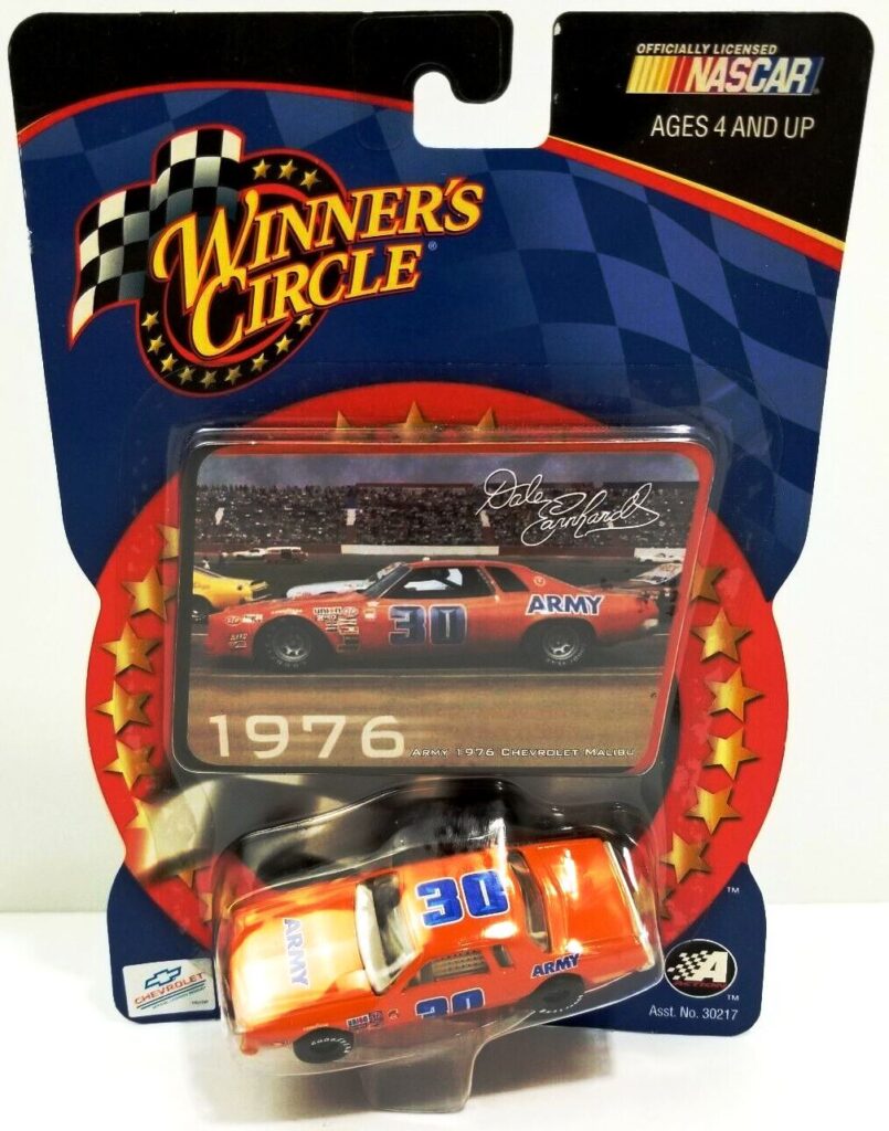 2002 Winner's Circle-Nascar Driver Sticker Series Dale Earnhardt #30 Army (AA)