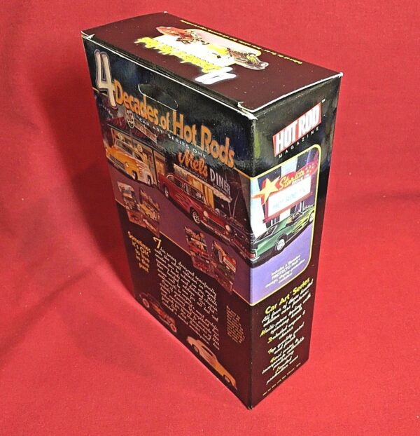 '55 Chevy  Coupe 4-Decades Of Hot Rods-6 '55 Chevy “#3/4 Series 1” (Hotwheels Collectibles “Special Limited Edition 4-Decades Of Hot Rods-Car Art 1:64 Scale” Box Set) “Rare-Vintage” (2000)