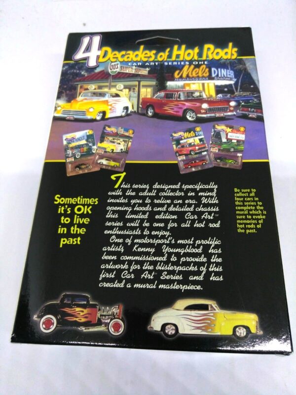 '68 Camaro 4-Decades Of Hot Rods-2 '68 Camaro “#4/4 Series 1” (Hotwheels Collectibles “Special Limited Edition 4-Decades Of Hot Rods-Car Art 1:64 Scale” Box Set) “Rare-Vintage” (2000)