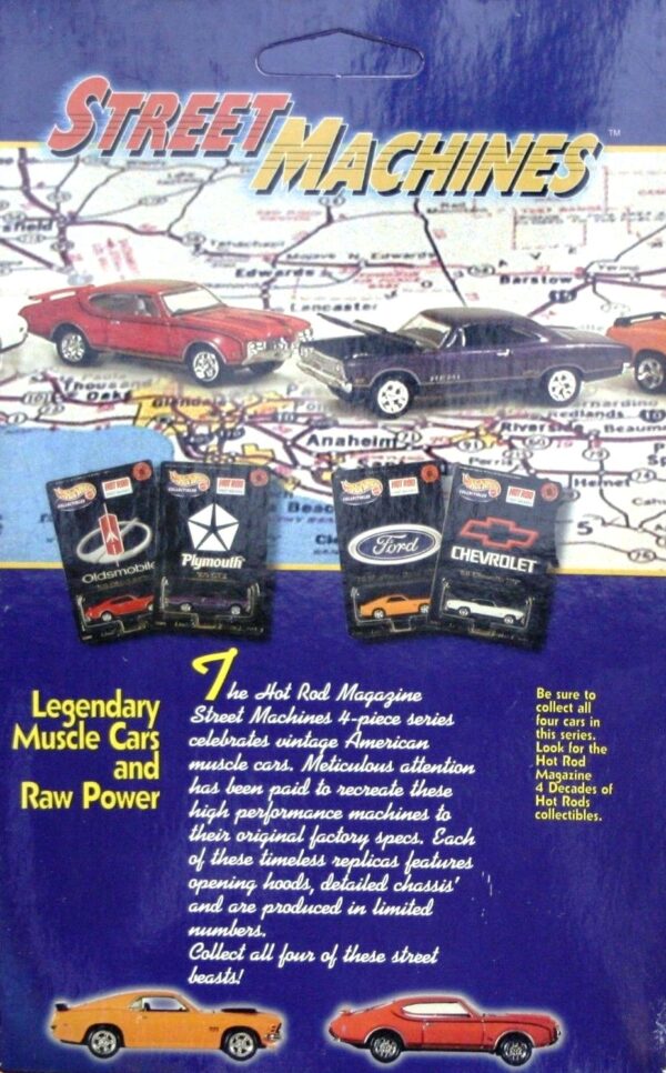 '69 GTX Street Machines (4) '69 GTX “#2/4 Series 1” (Hotwheels Collectibles “Special Limited Edition Plymouth Street Machines-Muscle Cars 1:64 Scale” Box Set) “Rare-Vintage” (2000)