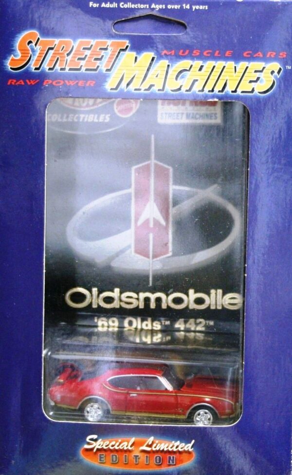 '69 Olds 442 Street Machines-a '69 Olds 442 “#1/4 Series 1” (Hotwheels Collectibles “Special Limited Edition Oldsmobile Street Machines-Muscle Cars 1:64 Scale” Box Set) “Rare-Vintage” (2000)