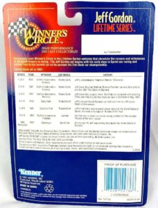 '97 Winner's Circle $1,000,000 BONUS CAR Jeff Gordon (B)