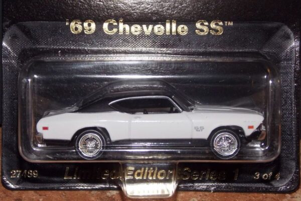 ’69 Chevelle SS Street Hot Wheels-2 '69 Chevelle SS “#3/4 Series 1” (Hotwheels Collectibles “Special Limited Edition Chevrolet Street Machines-Muscle Cars 1:64 Scale” Box Set) “Rare-Vintage” (2000)