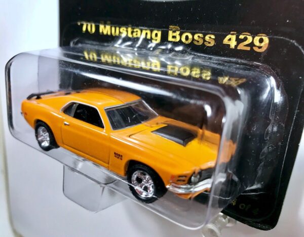 ’70 Mustang Boss 429-01aa '70 Mustang Boss 429 “#4/4 Series 1” (Hotwheels Collectibles “Special Limited Edition Ford Street Machines-Muscle Cars 1:64 Scale” Box Set) “Rare-Vintage” (2000)