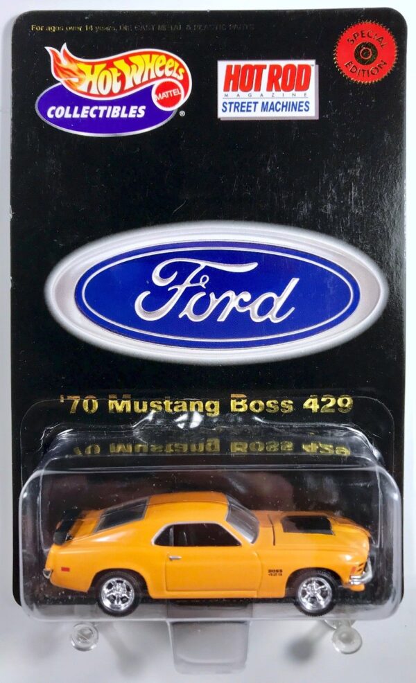 ’70 Mustang Boss 429 '70 Mustang Boss 429 “#4/4 Series 1” (Hotwheels Collectibles “Special Limited Edition Ford Street Machines-Muscle Cars 1:64 Scale” Box Set) “Rare-Vintage” (2000)