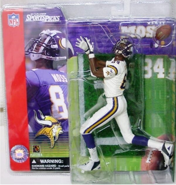 2001 McFarlane NFL Randy Moss (Clean White R. Moss Chase)-1 2001 McFarlane NFL Randy Moss (Clean White R. Moss Chase)-1