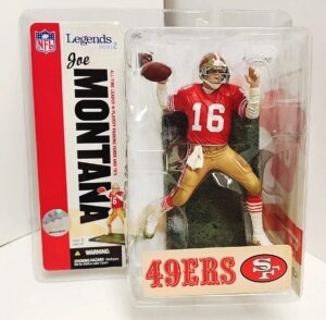 2006 McFarlane NFL 49ERS Legends Joe Montana Red (1)