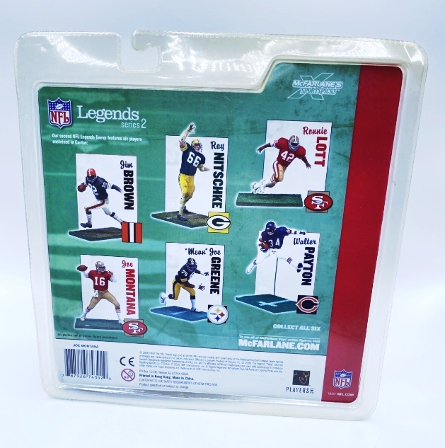 2006 McFarlane NFL 49ERS Legends Joe Montana Red (5)