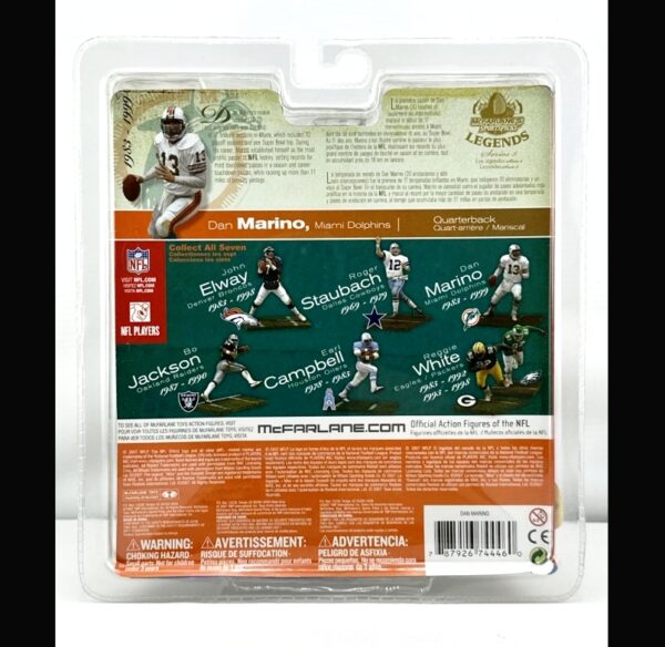 2007 McFarlane NFL Legends Dan Marino (White Jersey) (3)