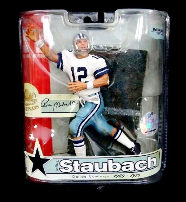 2007 McFarlane NFL Legends Roger Staubach (Standard Helmet) (1)