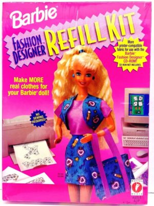 Barbie Fashion Designer Refill Kit 1996 - Copy (2)