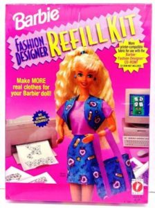 Barbie Fashion Designer Refill Kit 1996 - Copy