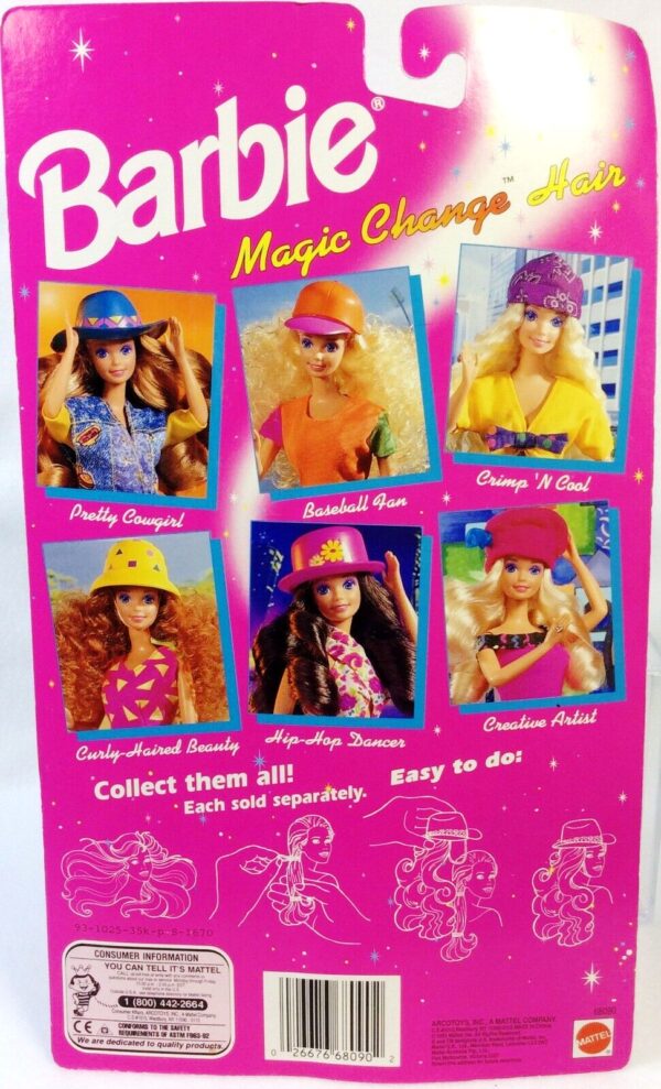 Barbie Magic Change Hair (Creative Artist) Pink Stand-00-01