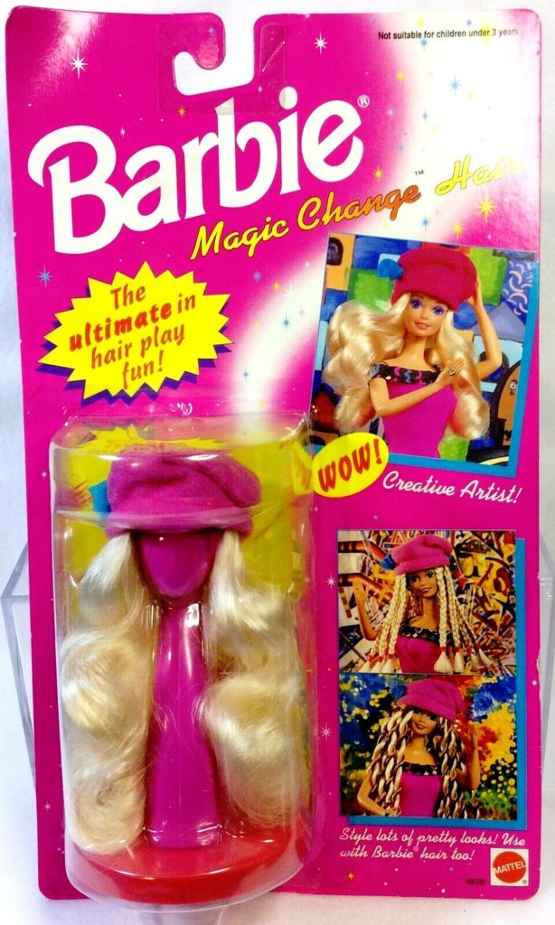 Barbie Magic Change Hair (Creative Artist) Pink Stand-00