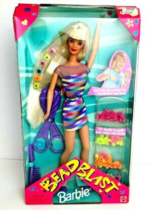 Bead Blast Barbie (Blonde-1997)-A Bead Blast Barbie (Blonde-1997)-A